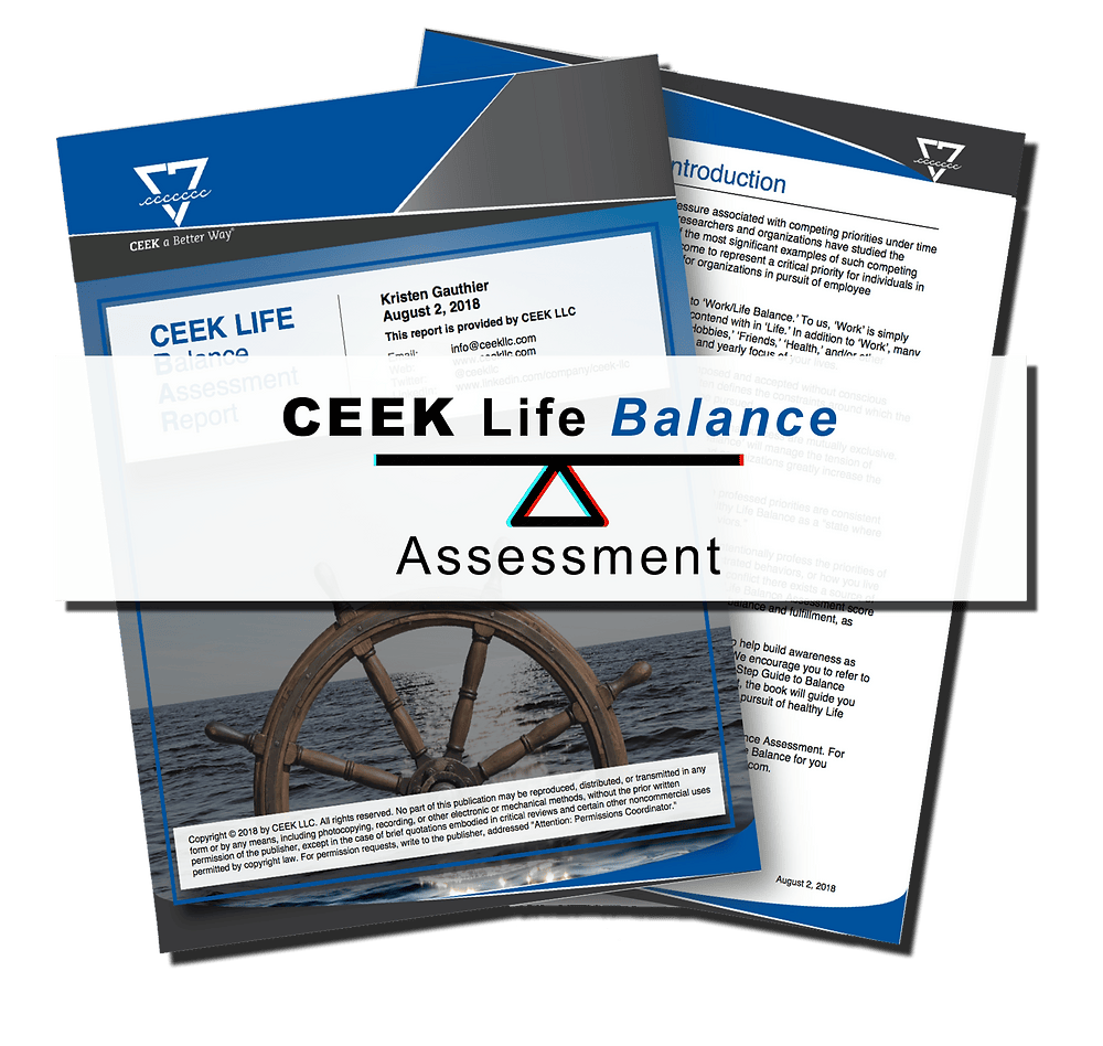 CEEK Life Balance Assessment reports, enhance your organization's culture with Elevate Your Organization's Culture and Performance With CEEK.